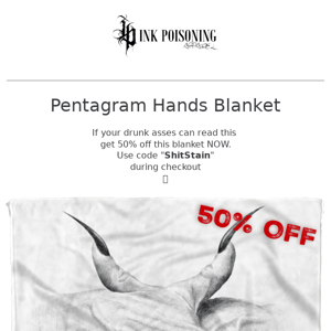 50% OFF THIS BLANKET