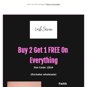 🥳 Buy 2 Get 1 FREE Today!✨