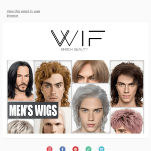👏 Experience a New Level of Style with Our Men's Wigs