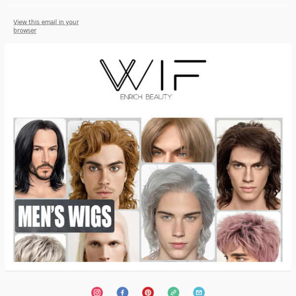 👏 Experience a New Level of Style with Our Men's Wigs