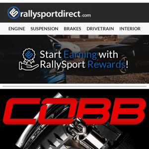 No Code Required! 10% Off Cobb Exhausts!