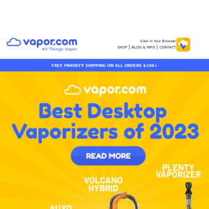 Top Tier Desktop Vaporizers