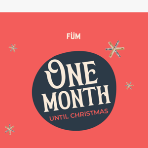 Are you Ready? One month until Christmas.