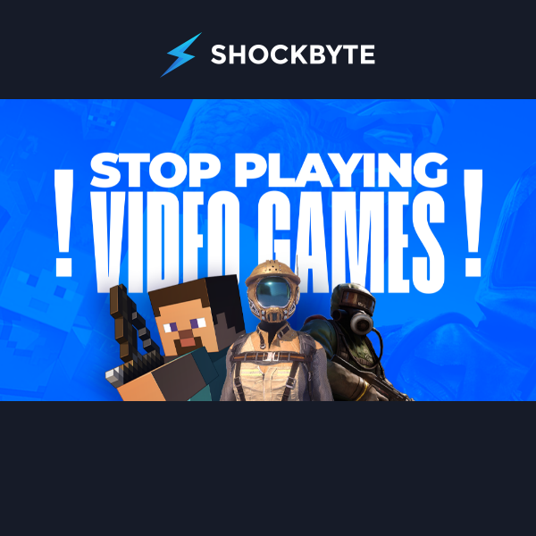 ⚠️ STOP PLAYING VIDEO GAMES ⚠️