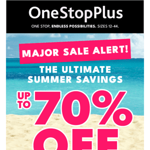 Summer must-haves, now up to 70% off!
