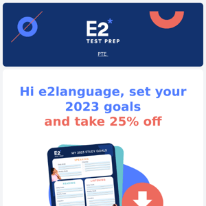 25% OFF plus 2023 Goal setting PDF