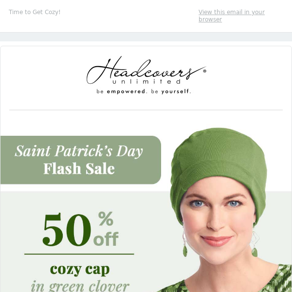 ☘️Flash Sale: 50% Off Cozies in Green Clover!