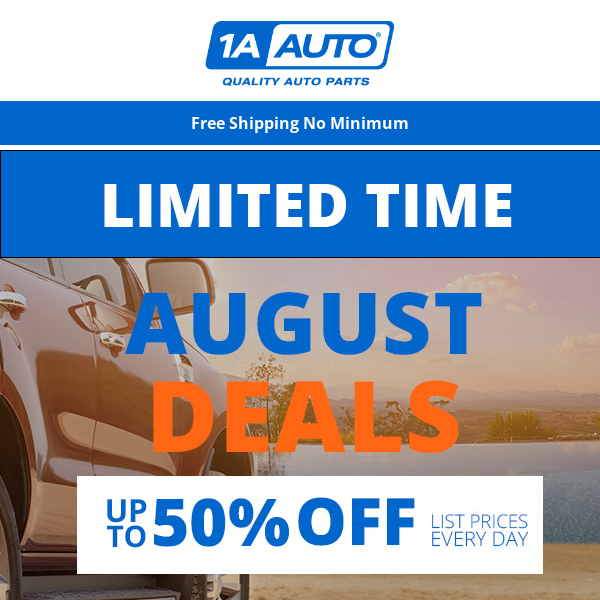 Vehicle Running Rough | Just In! August Deals + Free Shipping