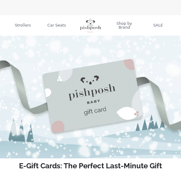 Gift Cards: the PERFECT Last Minute Baby Gift!