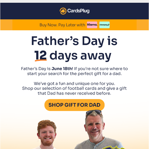 Get a Special Father's Day Gift from CardsPlug! 🎁