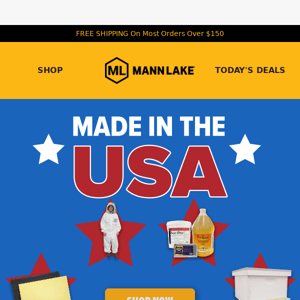 Made in the U.S.A - High Quality Products! 🐝