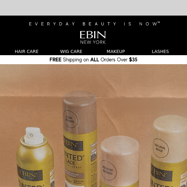 EBIN NEW YORK Wonder Lace Bond Adhesive Spray - Extreme Firm  Hold 14.2oz / 400ml : Beauty & Personal Care