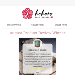 ⭐ Five Star Product Review: Konbu Cha (Kelp Tea/Broth)