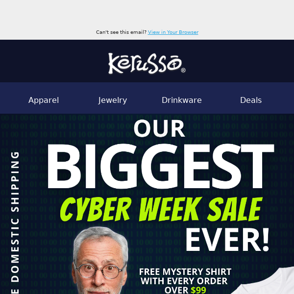 Cyber Week is Looking Good at Kerusso 👀