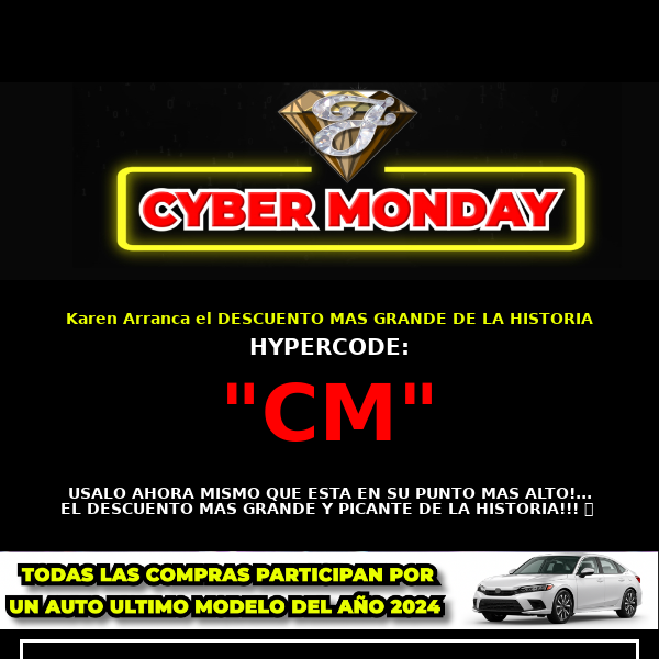 🤯 CYBER MONDAY STARTS NOW!🔥 HYPERCODE: "CM"👈