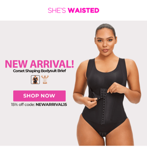 NEW ARRIVAL! Corset Shaping Bodysuit Brief