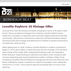 Leoville Poyferre 10 Vintage Offer