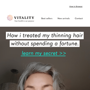 My secret to treating thinning hair ( & saving $$)