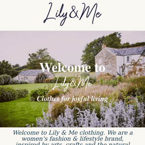 Welcome to Lily & Me! Use code NEWB210 for 15% off your first order. 