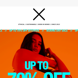 Up to 70% Off Sitewide ✕