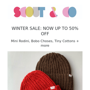 Winter Sale! Now up to 50% off