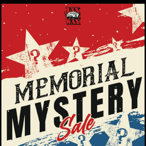 25% Off and Memorial Mystery Boxes
