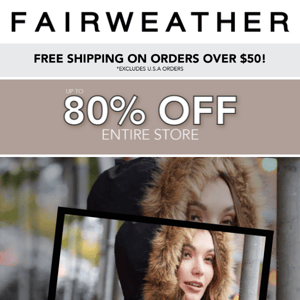 ALL COATS & JACKETS FROM $20!