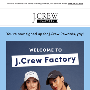 Now that you’re a J.Crew Rewards member, here’s what you need to know…