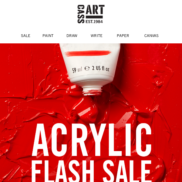 Acrylic Paint Sale from £2 !