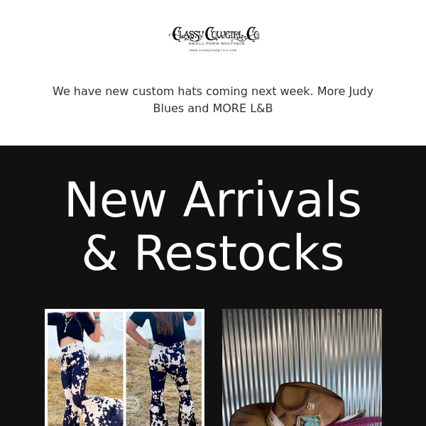 New Cowprint Bells, Dresses, Skorts, Judy Blue