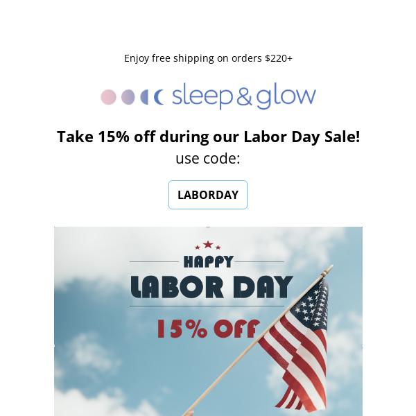 LAST CALL: 24h for Labor day sale⚡15% OFF!
