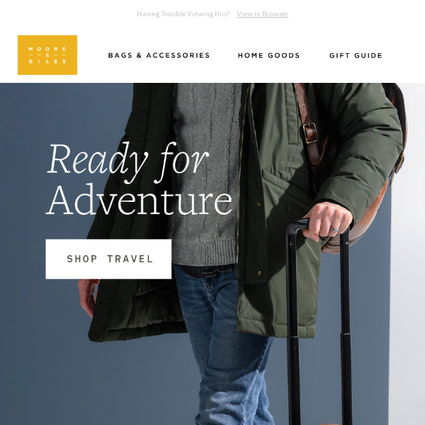 Trips planned? Explore our travel bags first