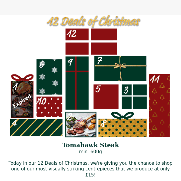 12 Deals of Christmas | £15 Tomahawk 💥