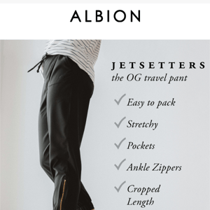 Hi AlbionFit, have you met our best selling jogger?