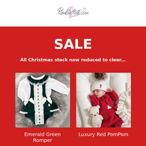 All Christmas stock reduced