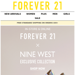 Forever 21 x Nine West 👠