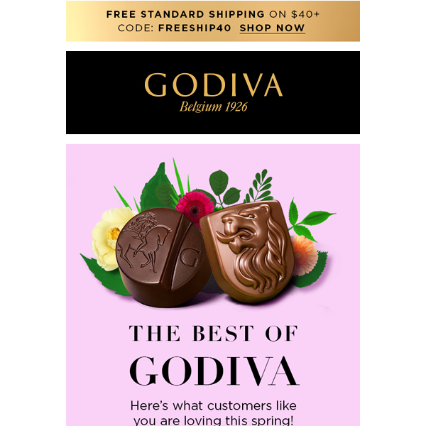 The sweetest gifts come with GODIVA