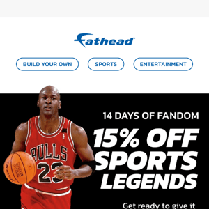 SALE: Sports Legends, now 15% off! 🚨