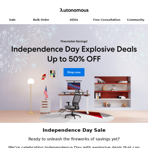 Celebrate Independence Day With Autonomous 🎇 Explosive Deals Inside