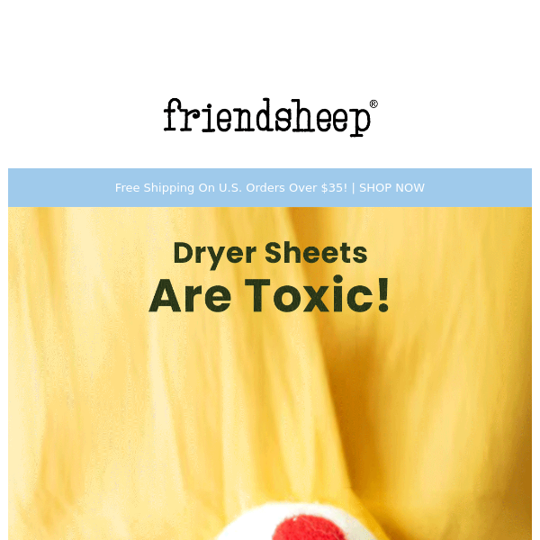 Avoid Toxins, Switch To Eco Dryer Balls! 🐑