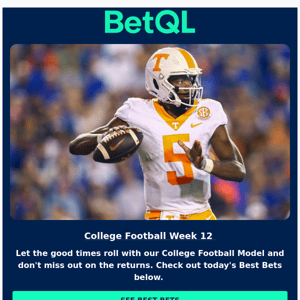 CFB Model: 72% on all 4+⭐ bets