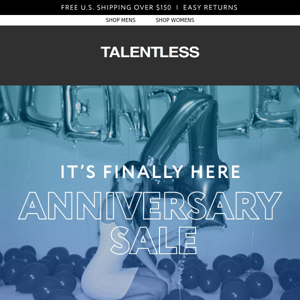 THE ANNIVERSARY SALE is here!