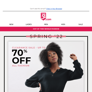 We're STILL at it. Up to 70% off everything! 🤩