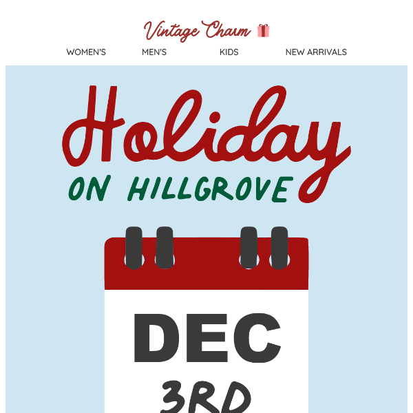 🎉Today's The Day! Holiday On Hillgrove! 🎉