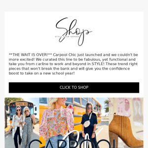 The SHOP Has Launched!, Style Your Senses