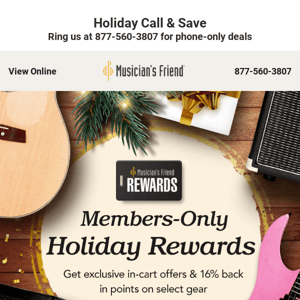 Reminder: Sign up to score holiday Rewards