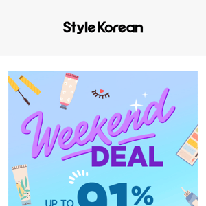 Weekend Deal - UP TO 91% OFF💫
