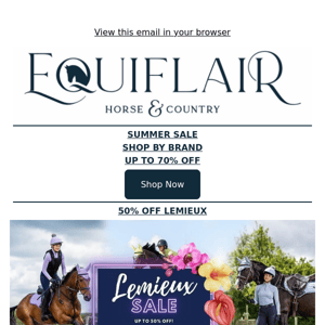 Hey Equiflair Saddlery, Get 70% Off - Shop By Brand