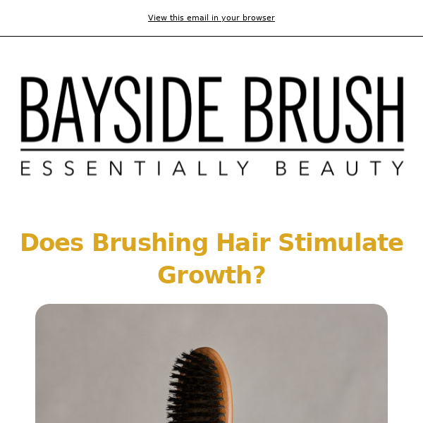 Does Brushing Hair Stimulate Growth?