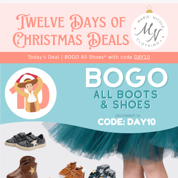 👟 BOGO All Boots & Shoes! 👟